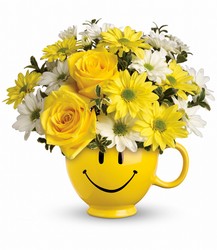 Be Happy Bouquet from Maplehurst Florist, local flower shop in Essex Junction